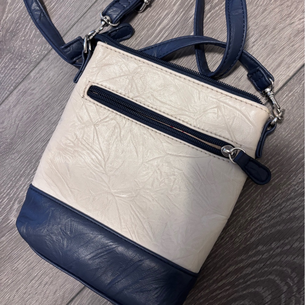 Crinkle-Leather Crossbody - Picture 3 of 3